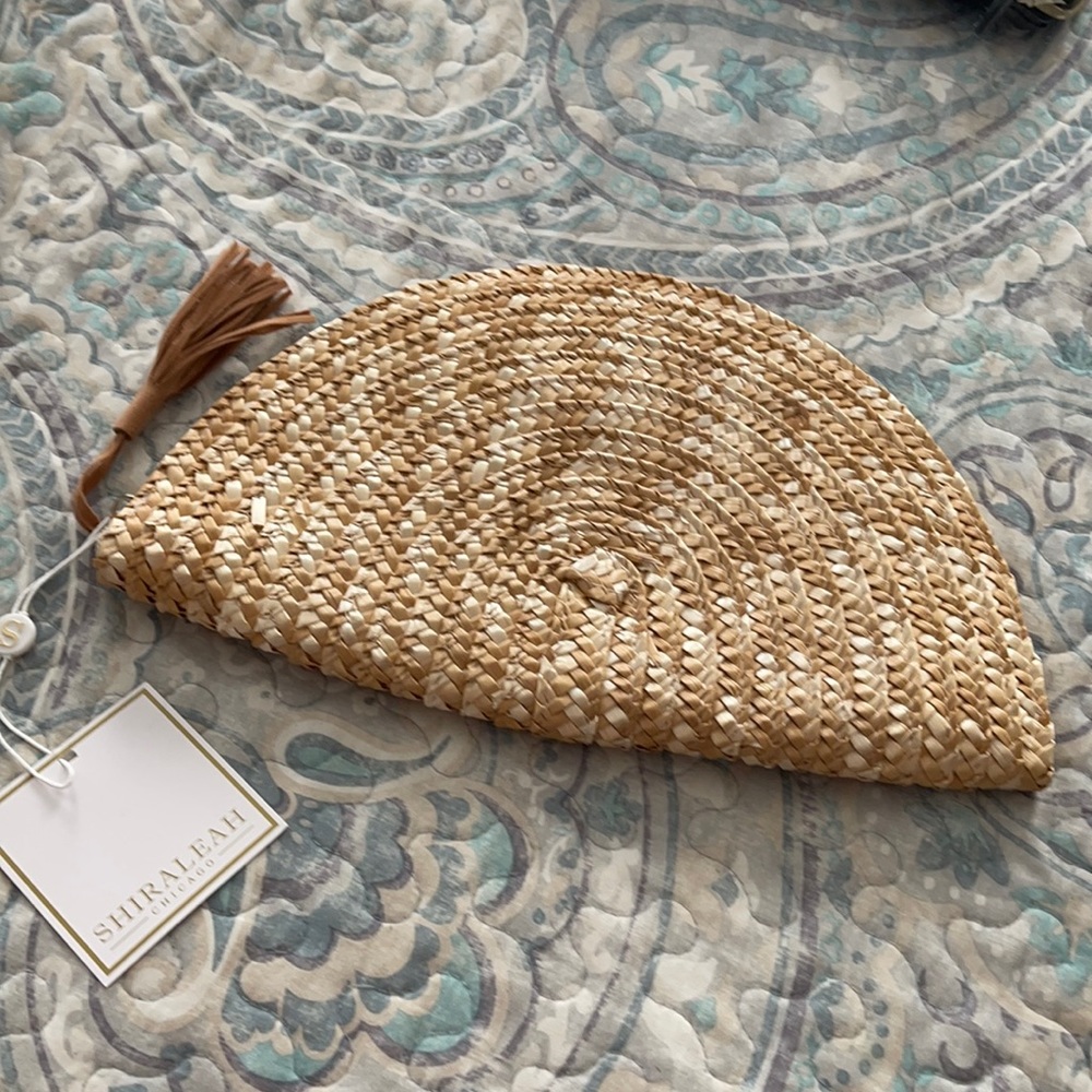 Straw Clutch Purse